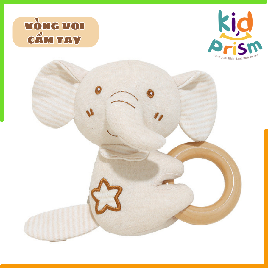 Đồ Chơi Lục Lạc Thú Bông Cho Bé Sơ Sinh - Đồ Chơi Lục Lạc Cầm Tay Hình Thú Nhồi Bông Mềm Mại Dễ Thương