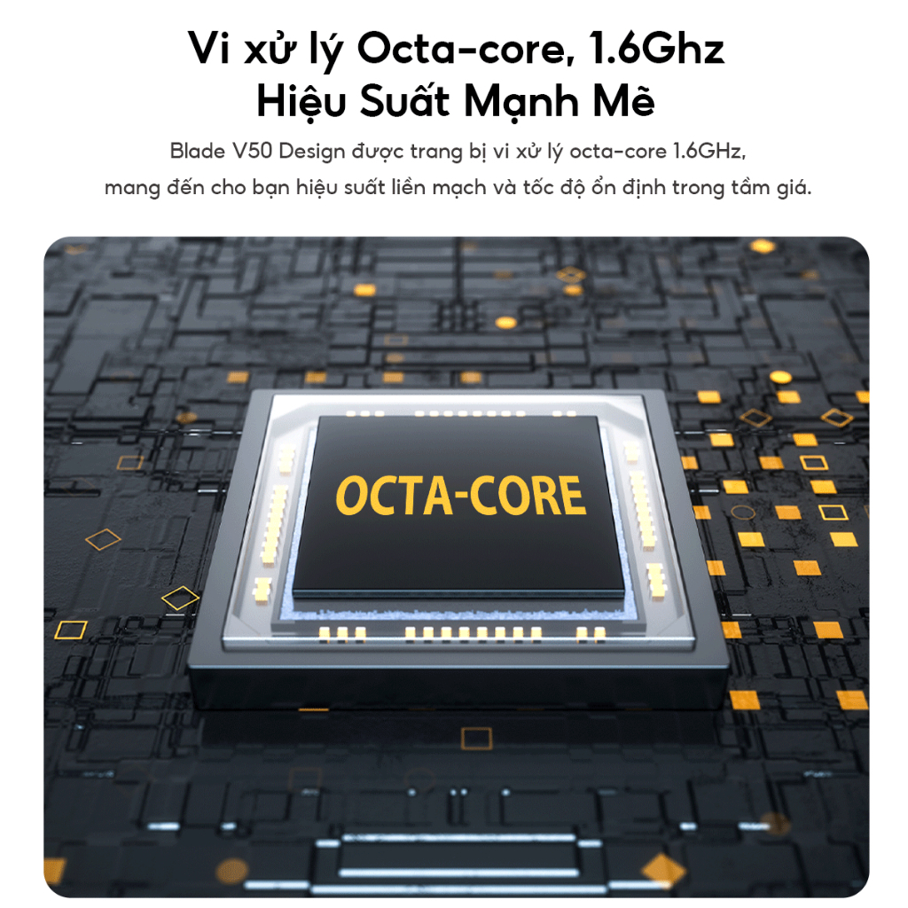 Điện Thoại ZTE Blade V50 Design | 18GB/256GB | 6.6'' Full HD+ | Octa Core 1.6GHZ | 5000mAh