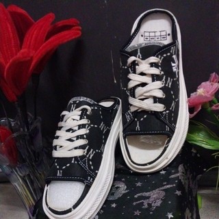 GIÀY BATA HỞ MŨI ,GÓT VẢI CANVAS CHẤT XỊN .