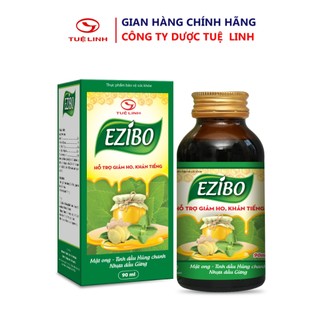 Siro Ezibo Tuệ Linh hỗ trợ giảm ho, khản tiếng - Lọ 90ml