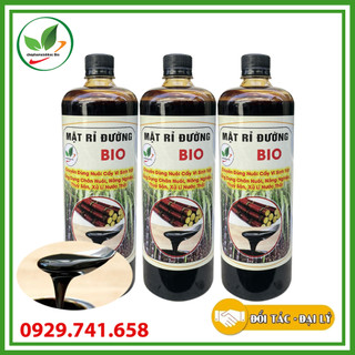Combo 3 chai. Mật rỉ đường chất lượng cao. Chai 1l