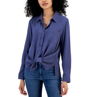 Áo sơ mi công sở phom suông linen đũi chính hãng