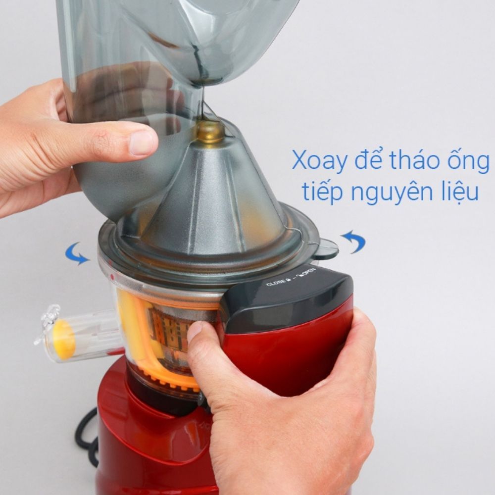 Máy ép trái cây Slowjuicer công suất lớn Mishio OJ6-Fruitberry-S 400W