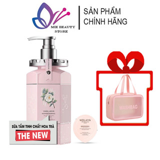Sữa tắm weilaiya hoa trà 450ml, sữa tắm trắng da weilaiya hương nước hoa giúp da căng mướt mịn màng