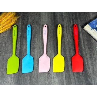   BREADLEAF  Spatula phới vét bột silicon chịu nhiệt trộn bột silicone đảo bột phới trộn dẹt 