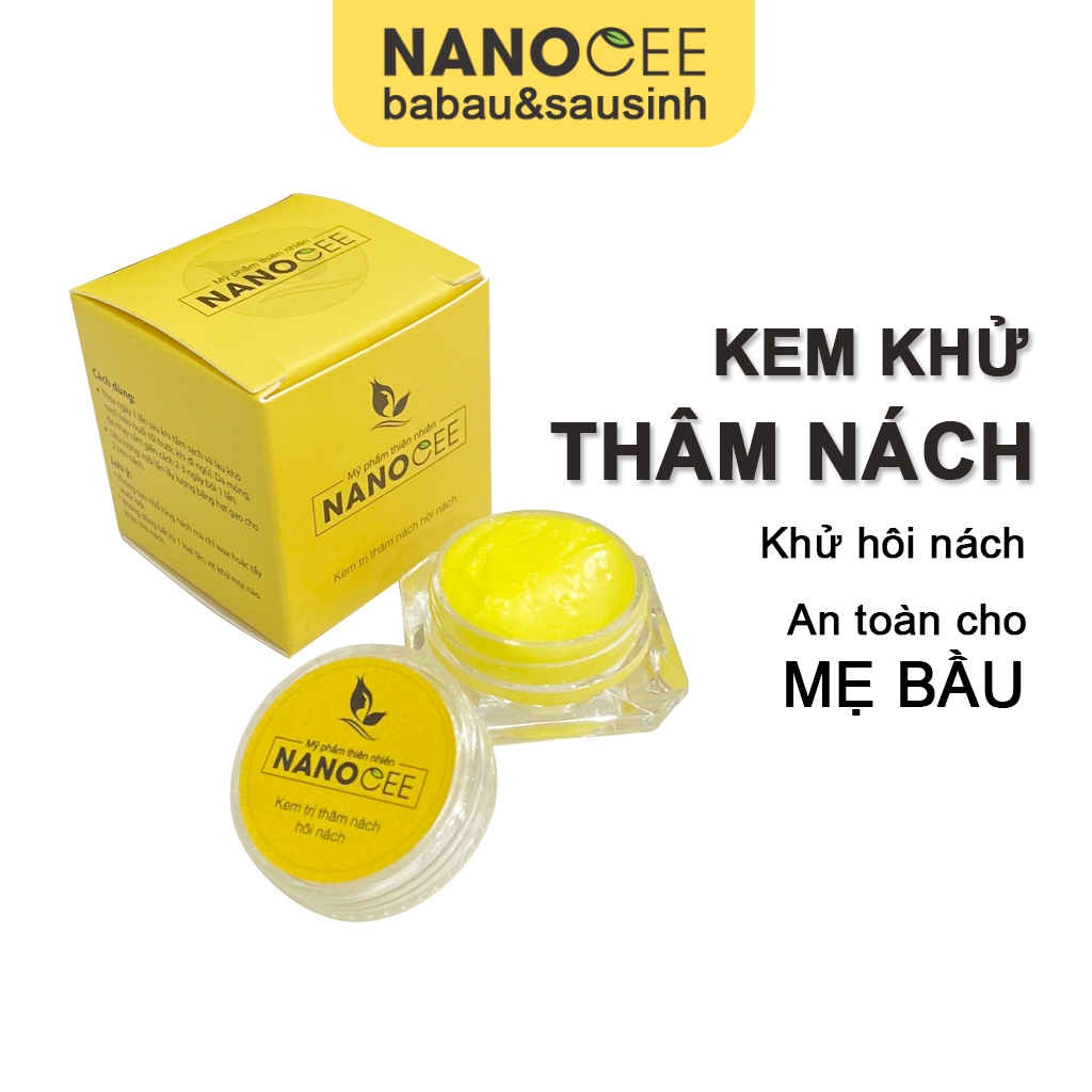 Kem Bà Bầu & Mẹ Sau Sinh Khử Thâm Hôi Nách NANOCEE