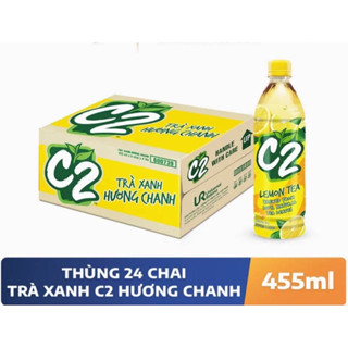 thùng 24 chai trà xanh C2 chanh 455ml