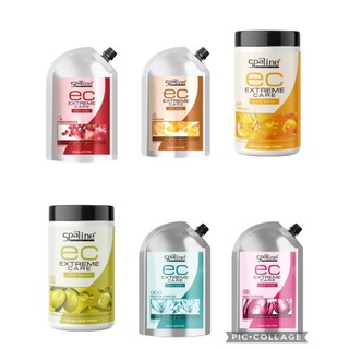Hấp dầu ủ tóc phục hồi hư tổn giữ màu tóc nhuộm spaline extreme care