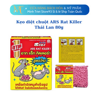Kẹo diệt chuột ars rat killer thái lan 80g