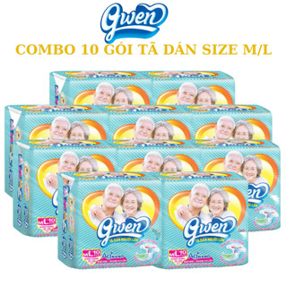 Tã dán người lớn Gwen size M/L10 miếng