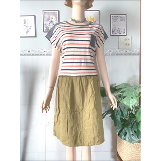 [Shop si Nhật- Hàn] Váy len phối xinh xắn, kiểu dáng trẻ trung năng động.