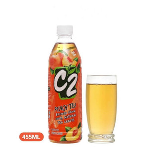 thùng 24 chai trà đen c2 đào 455ml