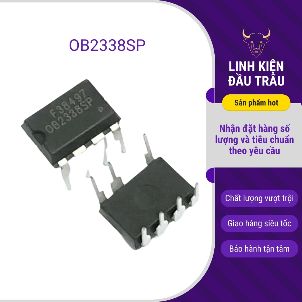 OB2338SP DIP-7 On-Bright Linh Kiện Đầu Trâu