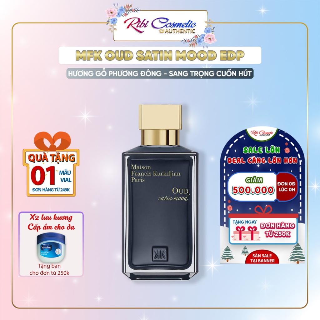 Nước Hoa Unisex Nam Nữ Mfk Oud Satin Mood Edp Maison Ribicosmetics