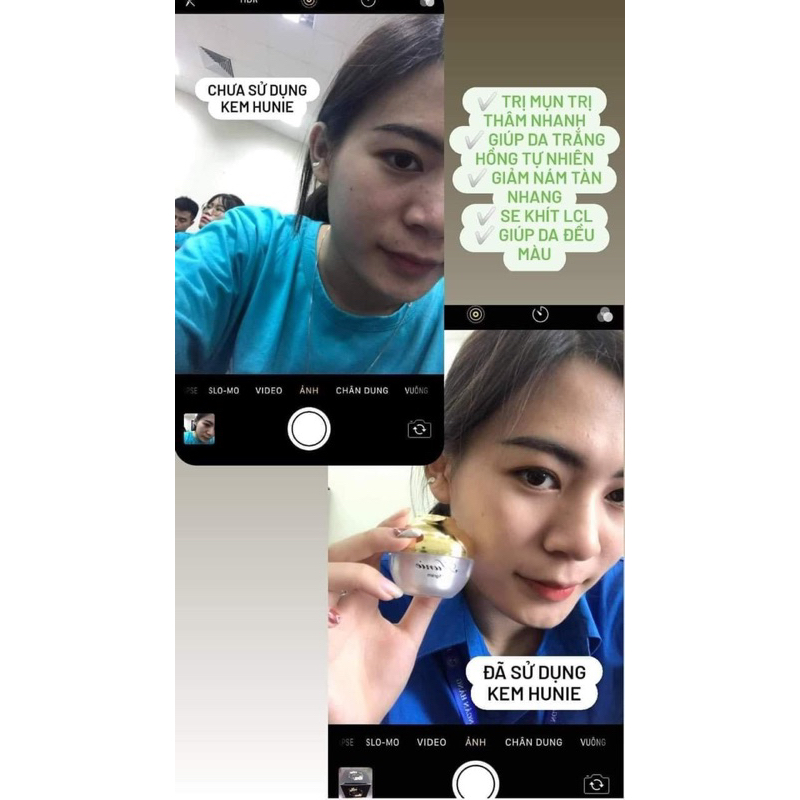 KEM FACE HUNIE 100% NGHỆ