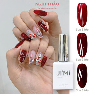 Sơn gel thạch đỏ JIMI 15ml A8
