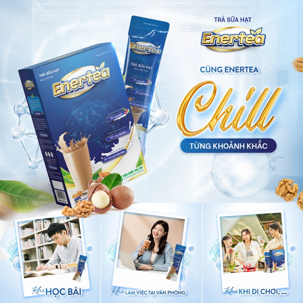 Mua 1 hộp trà sữa hạt Enertea 08 gói TẶNG 1 hộp cùng loại
