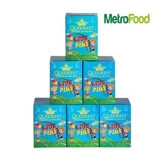 Combo 06 hũ Yến Queennest 25% KIDS PLUS (Hũ 70 ml)