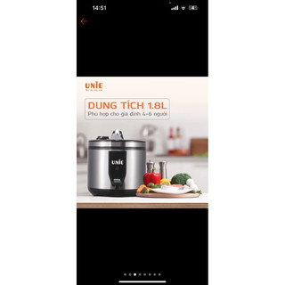 [Mã ELHA22 giảm 6% đơn 300K] Nồi cơm điện UNiE