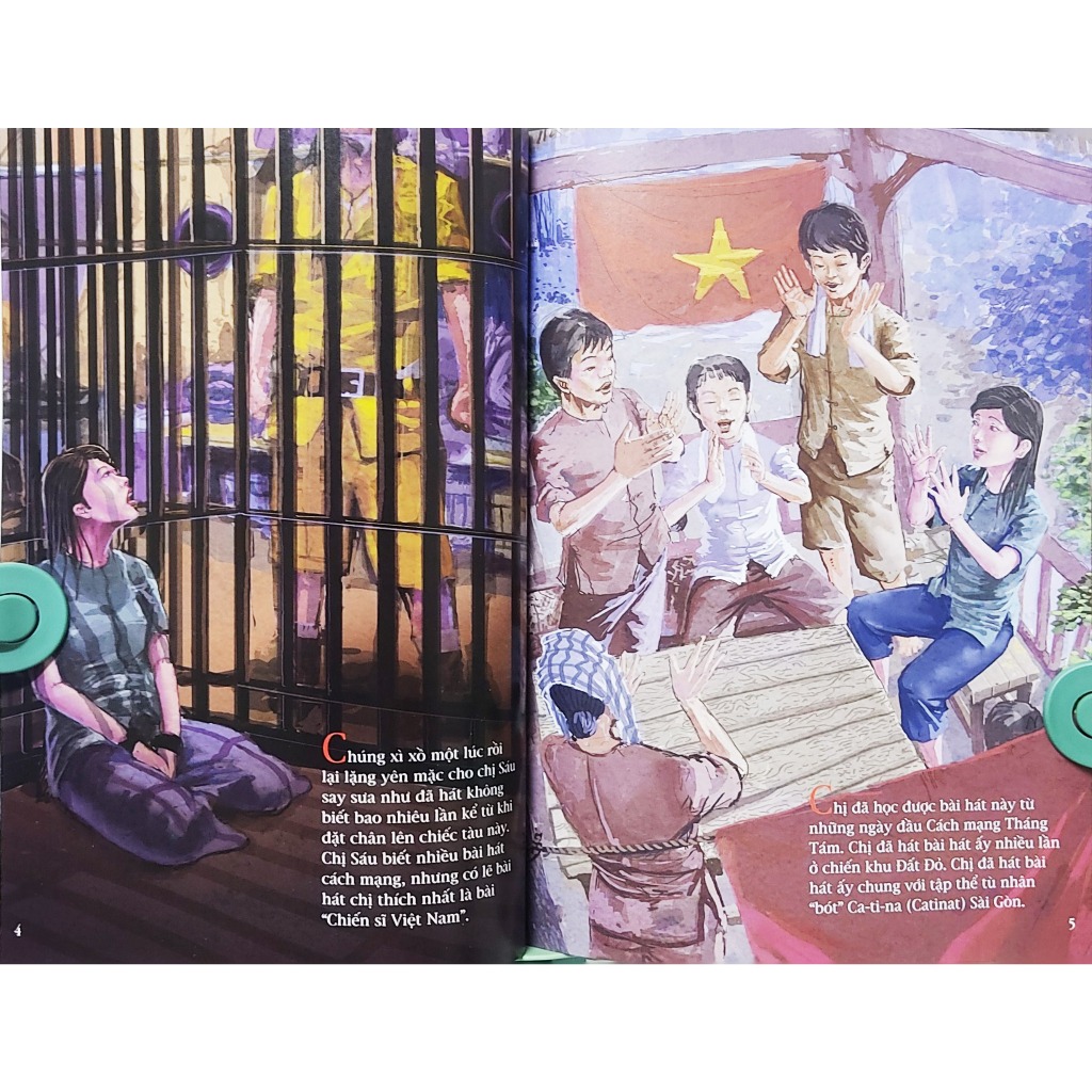 Sách - Võ Thị Sáu - Tranh truyện nhân vật lịch sử NXB Kim Đồng