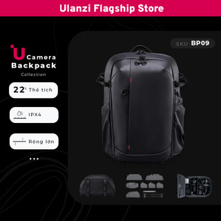Balo cho máy ảnh cao cấp Ulanzi BP09 dung tích 22L chính hãng