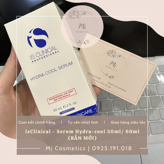 [Chính Hãng] isClinical Serum Hydra cool cấp nước phục hồi da Hydracool 30ml/60ml