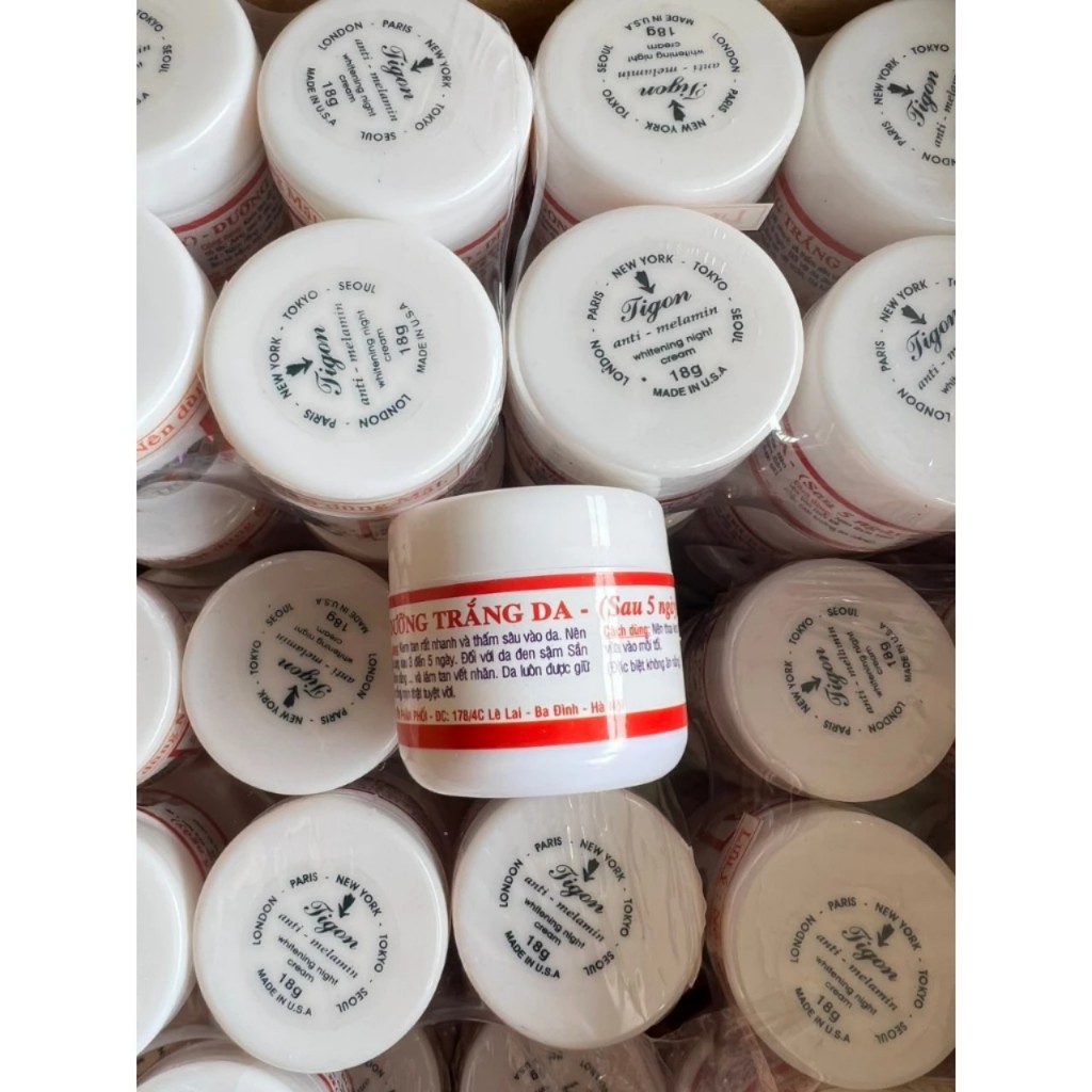 Lẻ Kem Tigon Trắng Da Mờ Nám bà Trùm Khô Gà