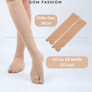  Tất chân dài chống nắng GOMTAT xỏ ngón vớ da chân nữ đi nắng chất liệu dày dặn chống tia UV - LISU-TATNGON-GVG 