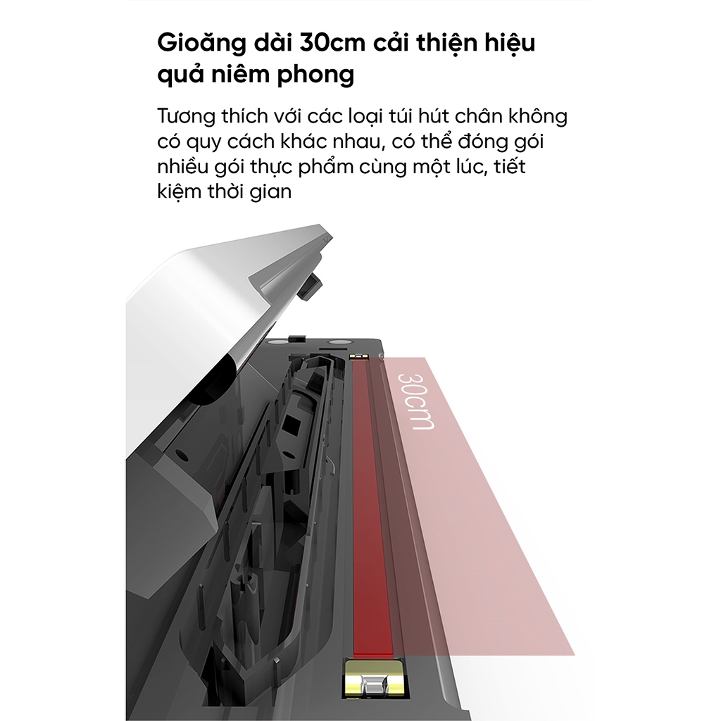 Máy Hút Chân Không Xiaomi Xiaoda XD-ZKFKJ01 - Máy Hút Chân Không, Hàn Miệng Túi, Khử Khuẩn Thực Phẩm Bằng Tia UV