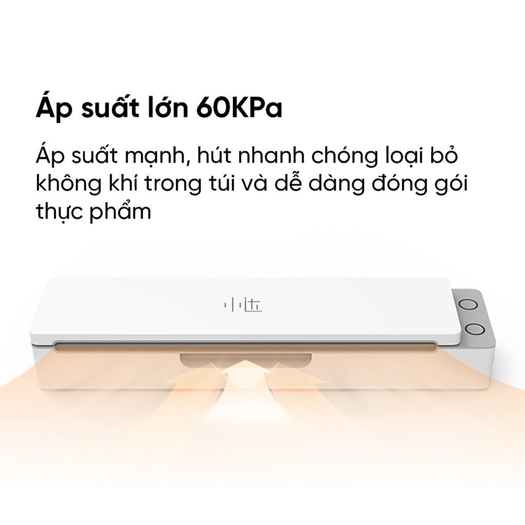 Máy Hút Chân Không Xiaomi Xiaoda XD-ZKFKJ01 - Máy Hút Chân Không, Hàn Miệng Túi, Khử Khuẩn Thực Phẩm Bằng Tia UV