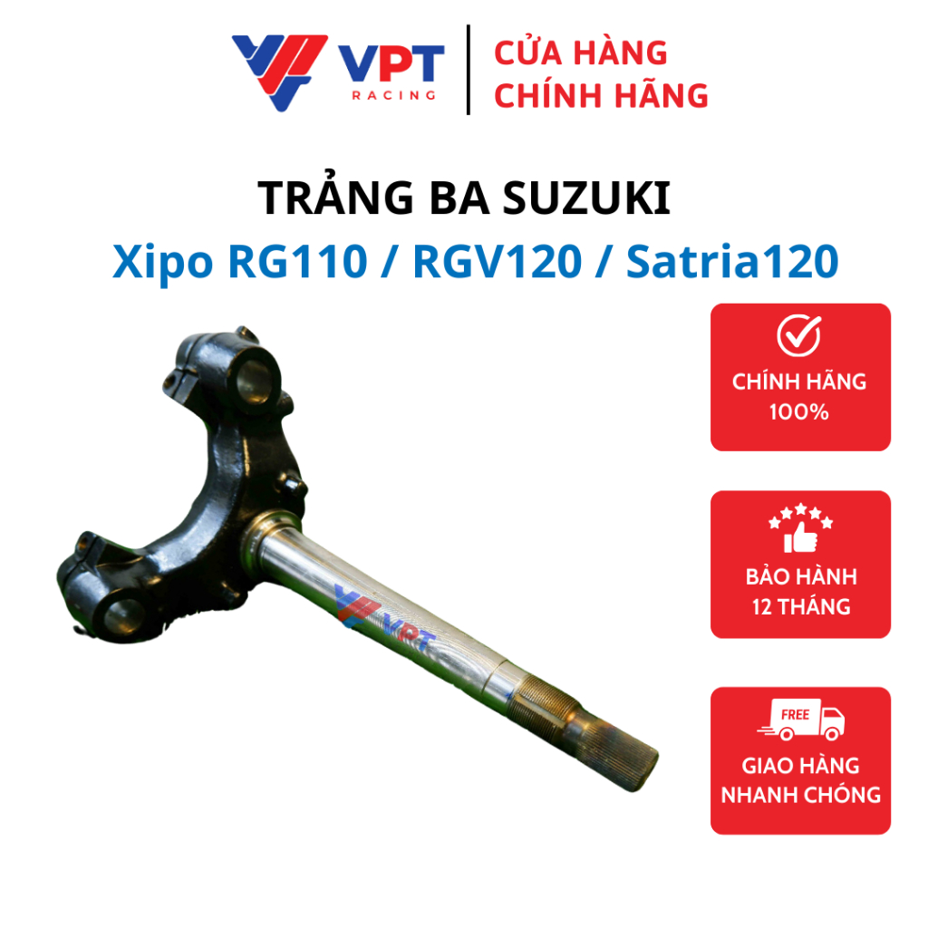 Trảng ba Suzuki cho xe Xipo RG 110 / RGV 120 / Satria 120