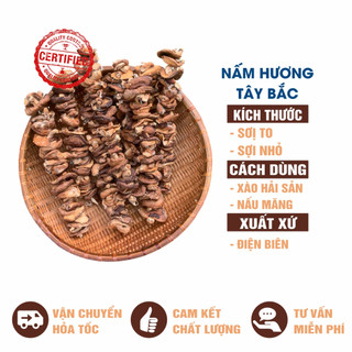 Nấm hương rừng Tây Bắc gói 500g loại thượng hạng thực phẩm dinh dưỡng