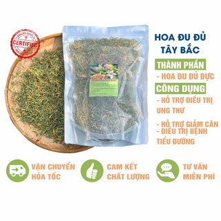 Hoa đu đủ đực khô gói 500g loại thượng hạng thực phẩm bổ dưỡng