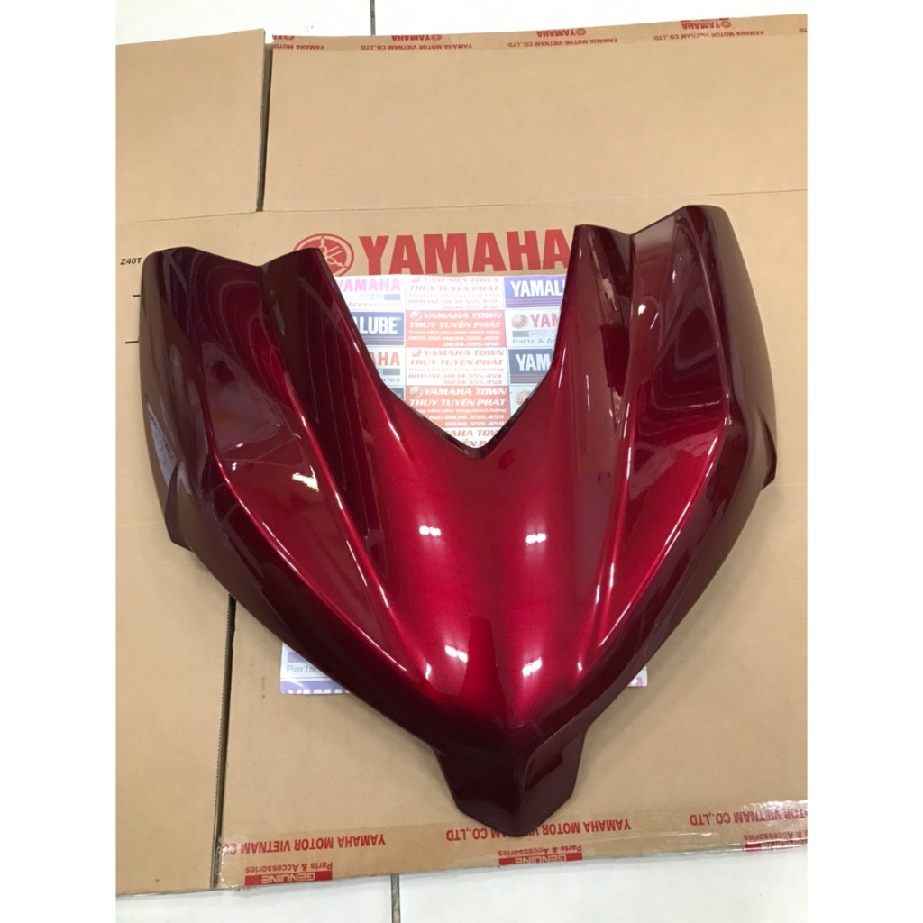 Mặt nạ đỏ đô bóng ex 155 ABS năm 2024 zin chính hãng yamaha