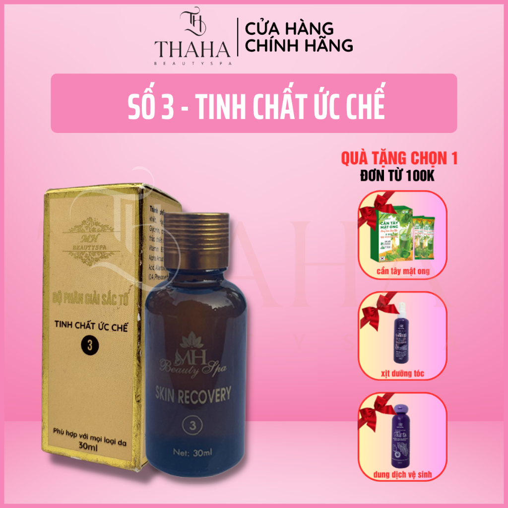 Tinh chất số 3 MH Beauty Spa 30ml, Ức chế nám, Serum giảm mụn, mờ thâm, làm căng bóng, trẻ hóa, sáng da