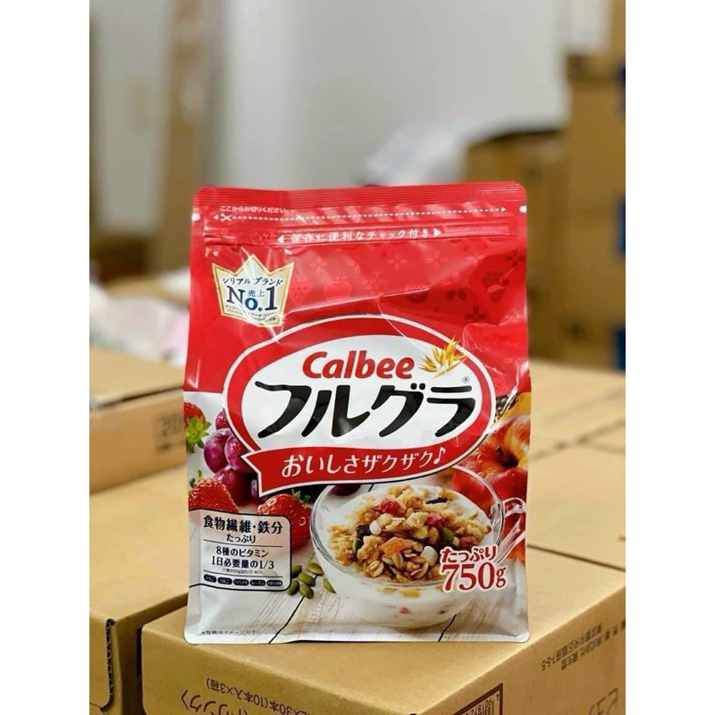 Ngũ cốc Calbee Nhật Bản chính hãng 750g