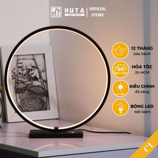 Đèn Bàn Cảm Ứng Decor HUTA Light For Life C1, Khung Nhôm Chắc Chắn, Điều Chỉnh Ánh Sáng