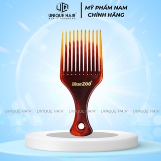 Lược Afro Pick tạo kiểu BlueZoo chuyên dụng Pomade cao cấp