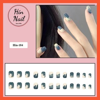 móng giả dạng thanh vuông kèm keo họa tiết 3D Hin Nail