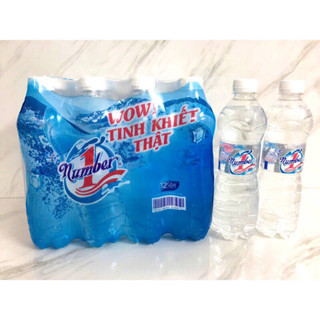 lốc 24 chai nước suối tinh khiết Number one 500ml
