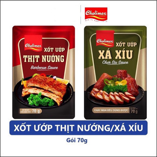 Xốt ướp thịt nướng cholimex vs nướng xá xíu cholimex- gói 70g