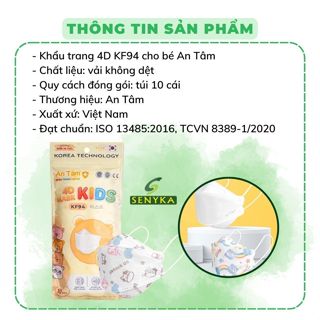 Khẩu trang 4d kf94 khẩu trang cho bé 4