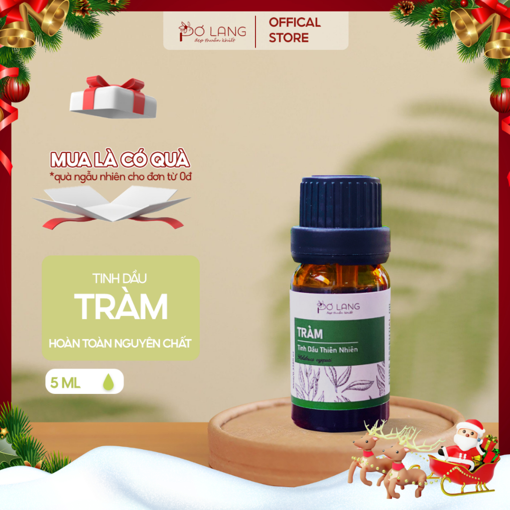Tinh dầu tràm Pơ Lang thiên nhiên giúp giảm mệt mỏi, giúp giảm đau nhức, giảm ho, xua đuổi côn trùng