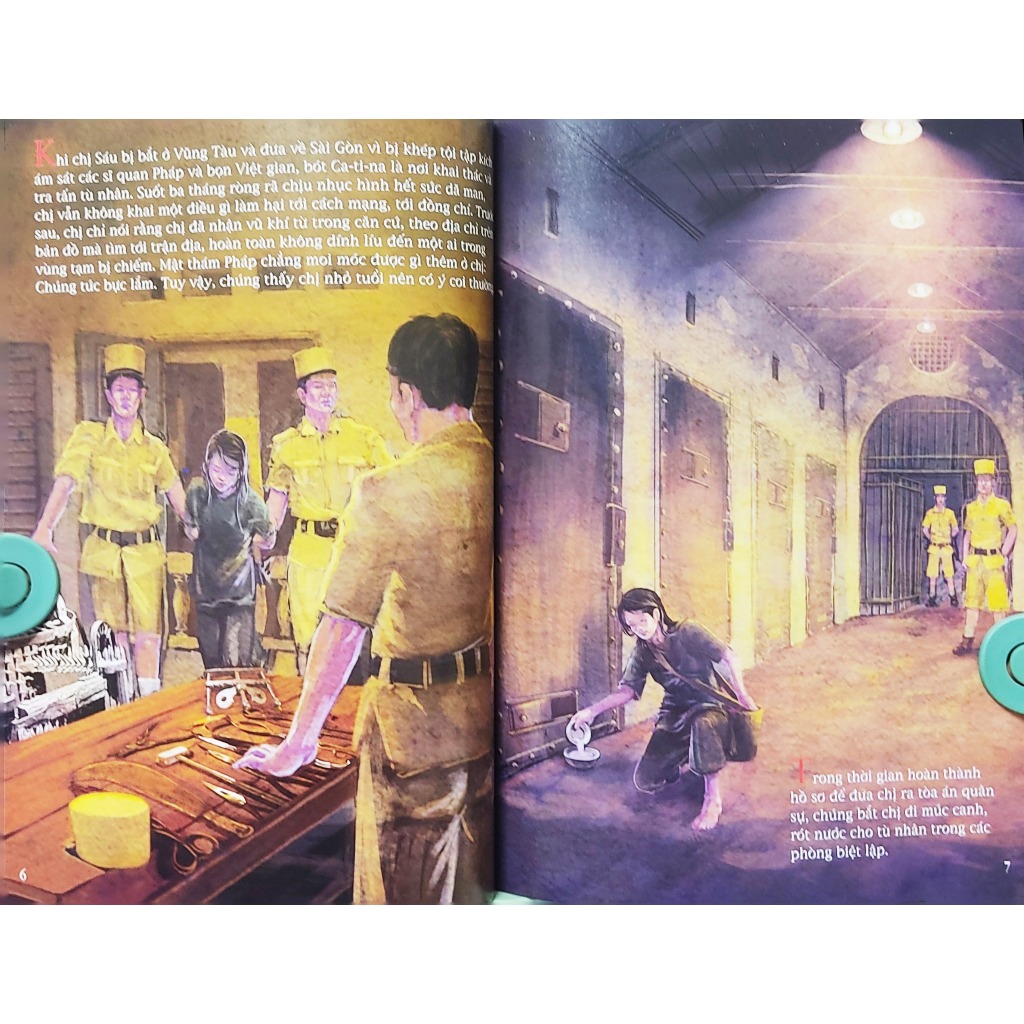 Sách - Võ Thị Sáu - Tranh truyện nhân vật lịch sử NXB Kim Đồng