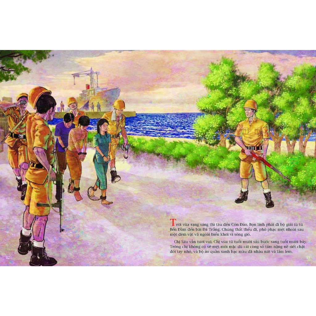 Sách - Võ Thị Sáu - Tranh truyện nhân vật lịch sử NXB Kim Đồng