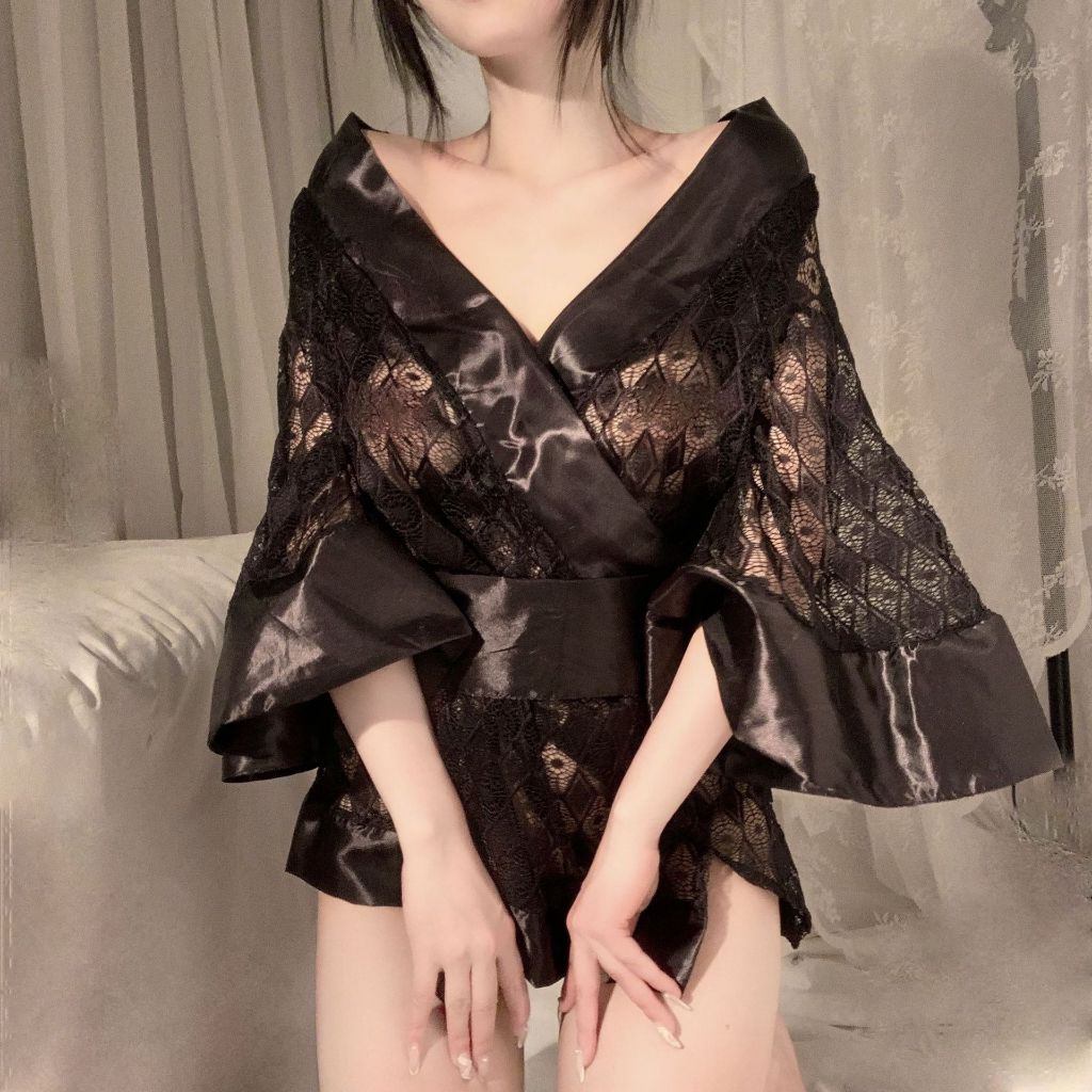 Kimono nhật bản ren hoa sexy quyến rũ trang phục truyền thống cosplay hóa trang anime