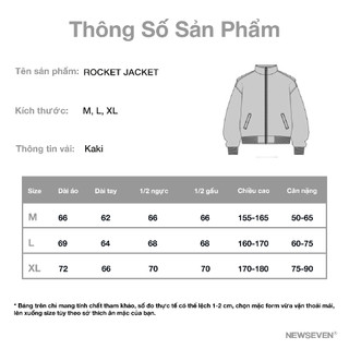 Áo Khoác Kaki NEWSEVEN Rocket Jacket AK.268