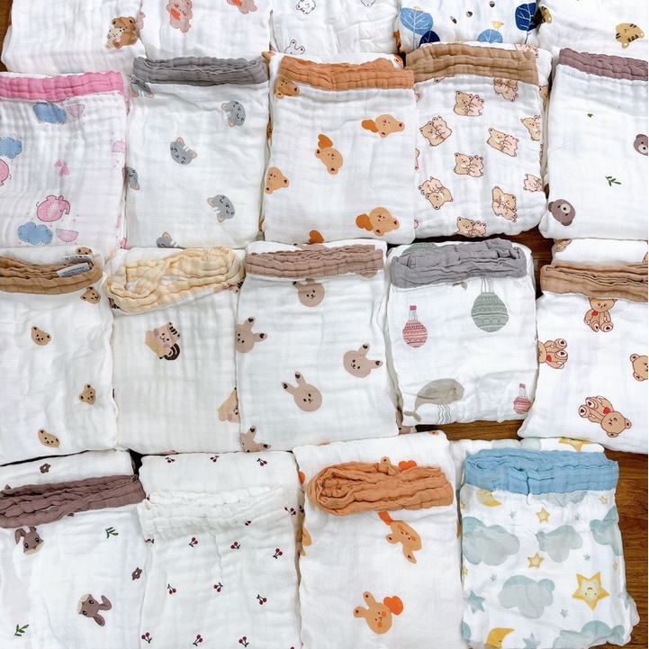 Chăn sợi tre Aden Anais 4 lớp chăn đa năng mềm mại cho bé [BabyUS]