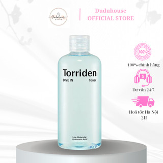 Toner Torriden Dive-in Low Molecule Hyaluronic Acid Cấp Ẩm, Làm Dịu Da 300ml Duduhouse