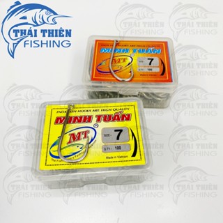 Lưỡi Câu, Cắm Cá Lóc Lăng Trê, Câu Biển Minh Tuấn Đỏ, Vàng Chất Liệu Thép Không Gỉ Bán Lẻ 10 Cái